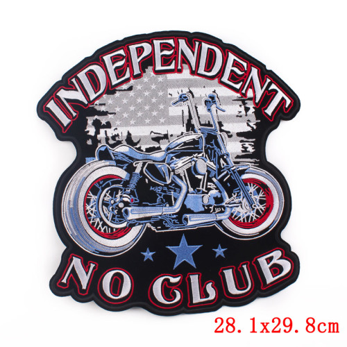 Grote Punk Rock Bike Motorcycle geborduurde patches