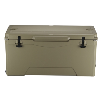 Heavy Duty Isolierung Marine Jagd Rotomolded Ice Chest Cooler Box mit Rädern - ODM 135qt