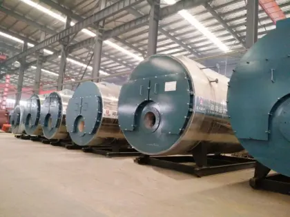 Henan Yuanda gas fired steam boiler 2t