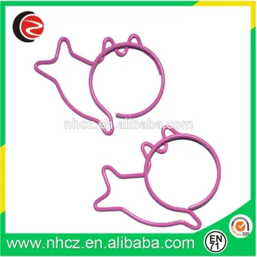 Pink Cat Shaped Paper Clips