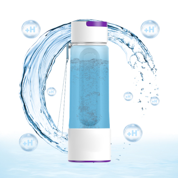 Portable Tritan Hydrogen Water Bottle with High PPM, Rechargeable, 450ml