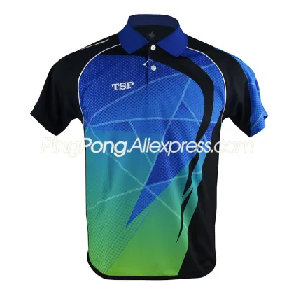 TSP Table Tennis Shirt / T-shirts for Men / Women 83105 Badminton TSP Ping Pong Clothes Jersey for Table Tennis Games