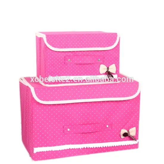 N490 New Arrival Household Non Woven Box Foldable Storage box