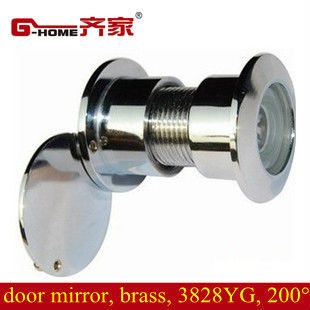 wide angle brass door viewer