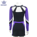 Splendid Strass Lycra Wit Cheer Uniform