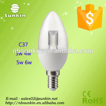 2015 Bulbo de vela LED de alta calidad de alta calidad de 2015 3000K 4000K 6000K con CE ROHS