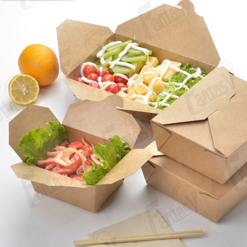 Caja de envasado de comida rápida de grado de comida personalizada