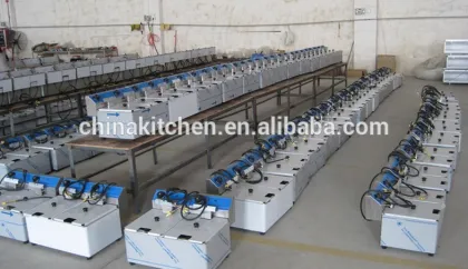 stainless steel Electric chicken fryer in guangzhou DF-8L-2