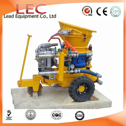 Lz-3A Pneumatic Type Air Motor Drive Dry Small Shotcrete Machine