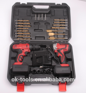 2016 new type cordless drill 18V LI-battery power drill and power impact