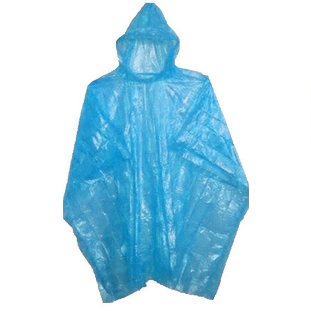 الطوارئ البلاستيكية المخصصة المطبوعة المعطف المطر