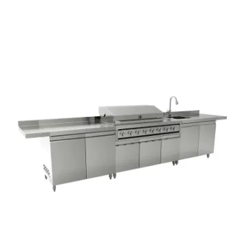Hot Selling Cabinet Stainless Steel Kitchen Cabinet Barbecue Gas Grill