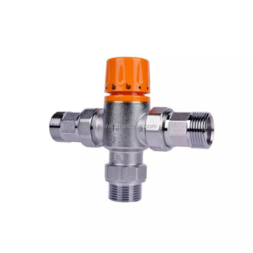 X9354 Brass Chrome Male Thread Luxury Thermostatic Mixer Valve