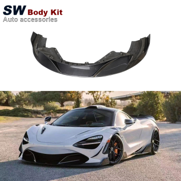 Bibir bumper depan ryft serat karbon kering untuk McLaren 720s