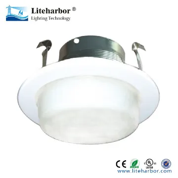 4\" shower recessed opal lens