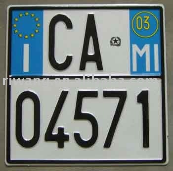 Motorcycle License Plate,number plate,license plate insert