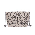 Borsa con diamanti geometrici opaco Pezzo di triangolo irregolare Pezzo a tracolla singola Borsa da cross-body da donna