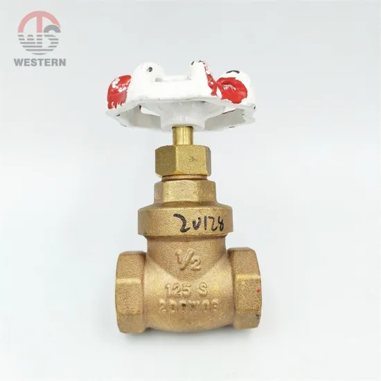 1/4 - 1/2 2 4 3 inch 75mm 125S 200 WOG pn16 female bronze painted manual type  water supply valved brass gate valve