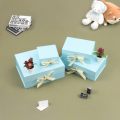 Printed Magnetic Closure Boxes Gift Box With Ribbon