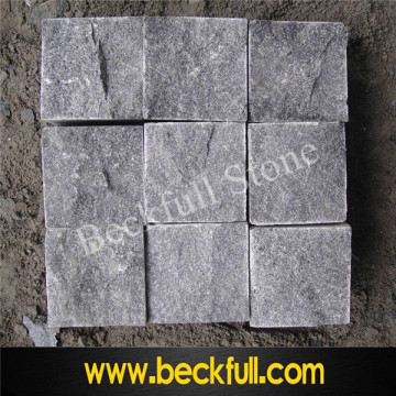 6 Side Natural Surface G654 Granite Cube Stone