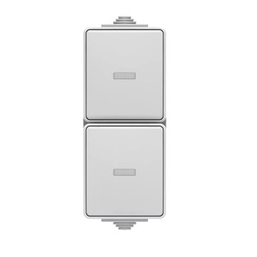 1Gang1Way Switch with LED Surface Mounting Vertical IP65