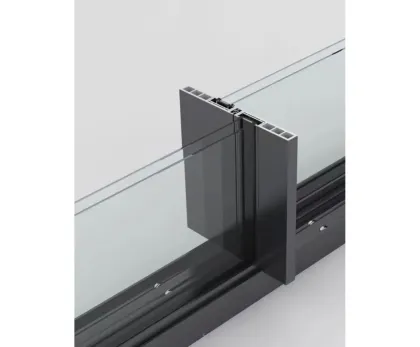 Panoramic narrow sliding door aluminum profile