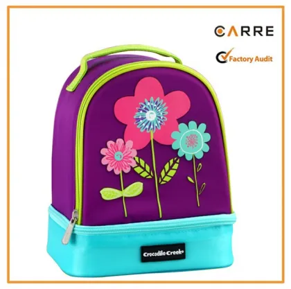 cute double decker lunch box bag for kids