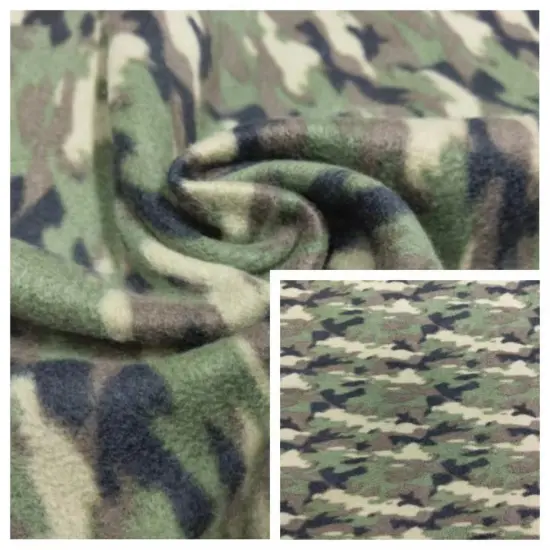 FDY150d/96f Brush with Camouflage Print Fabric
