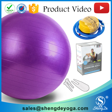 2017 non-toxic pvc yoga gym ball for exercise