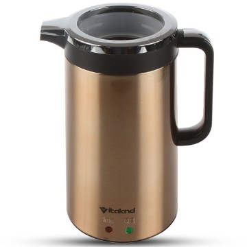 360 degree rotation stainless steel household electrical kettle with 1.5L capacity and double wall