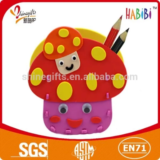 DIY eva pencil holder for kids