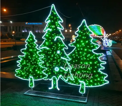 2D LED Christmas Tree Motif Lighting