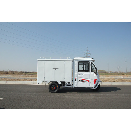 1.6 metre closed-cab fuel-electric tricycle