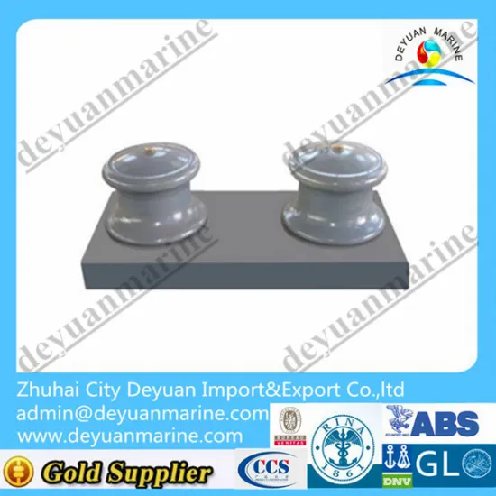 D450mm Marine open type fairlead with two rollers