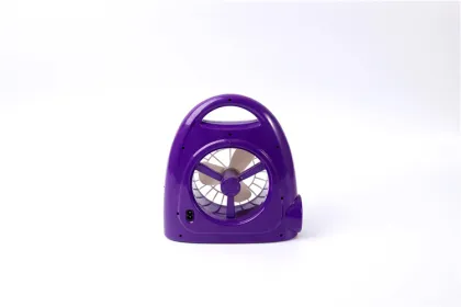 Rechargeable Desk Fan with Emergency Light