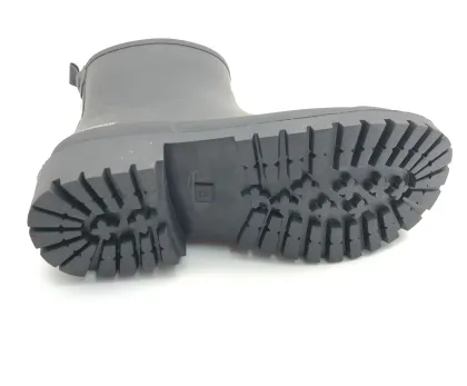 Matt Color Mid High Waterproof Rubber Rain Boots For Women