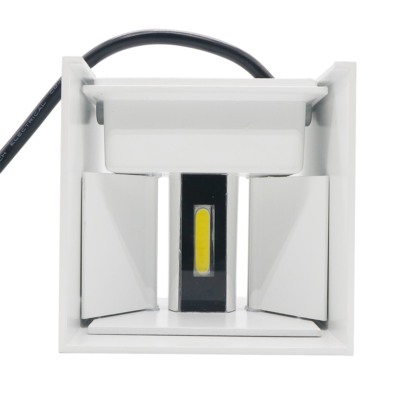 12W Luz de pared ajustable en interiores y exteriores