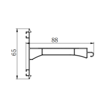 Molde de extrusión de la puerta del obturador de aluminio aislado