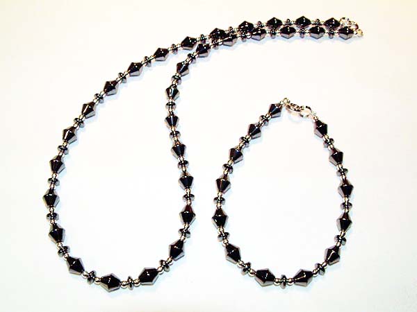 Hématite Set Darkgray Bijoux