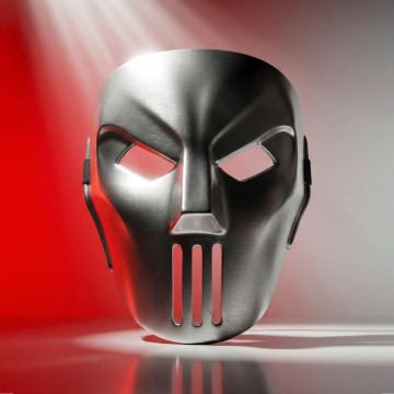 ماسک Cosplay تاکتیکی نقره ای متالیک