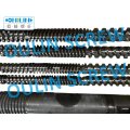 Supply Theysohn Double Parallel Screw and Barrel for Pipe, Profiles, Sheet, Pellets.