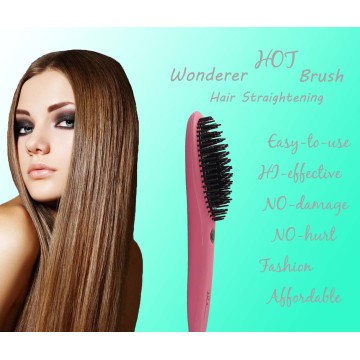 Ceramic Electric Hair Straightener Brush