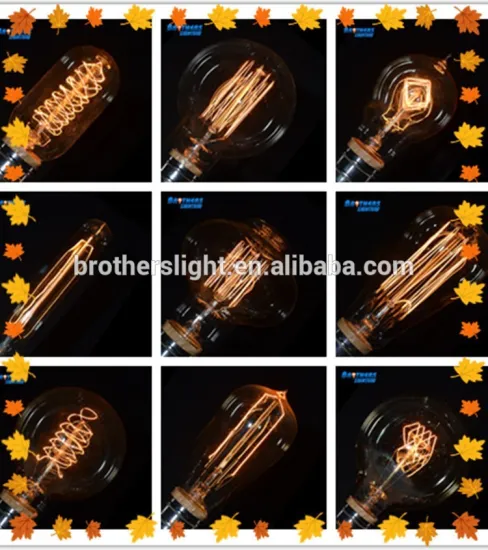 Most popular 40W 60W retro/vintage decoration filament bulb edison style light bulbs
