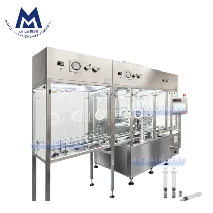 Automatic Prefilled Veterinary Vaccine Syringe Assembly and Filling Machine