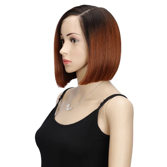 Hot Rebecca fashion brand soft wigs Bob 10 inches High temperature  heat resistant fiber wig synthetic hair wigs for black woman