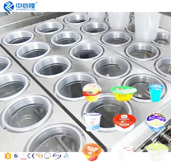 Linear Water/Juice/Ice Cream Litchi Plastic Cup Filling and Sealing Machine - Factory Price