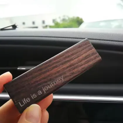 Premium Modern Car Perfume with Black Wood Clip