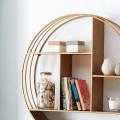 Metal Gold Circular Floating Shelf