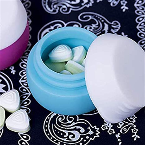 Silicone Cream burkar för toalettartiklar rese containers set