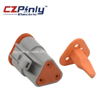 Female Waterproof 3 Pins Deutsch Automotive Connector Plug DT06-3S